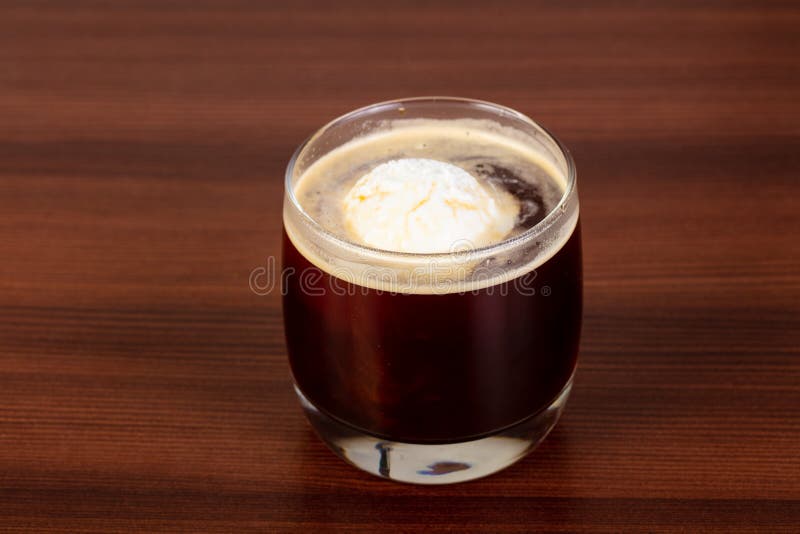 Cup an icecream coffee stock photo. Image of chocolate 127481046