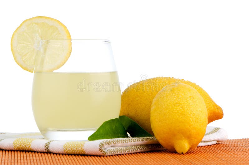 Cup of Lemon Juice and Fresh Lemons Stock Image Image of nutrient