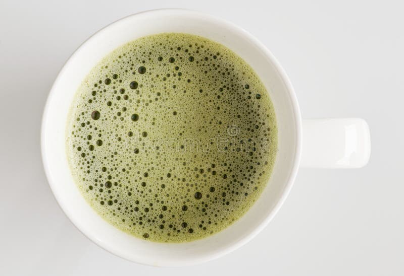 Cup of matcha tea stock photo. Image of view, froth, matcha 91768616
