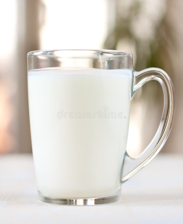 A cup of milk