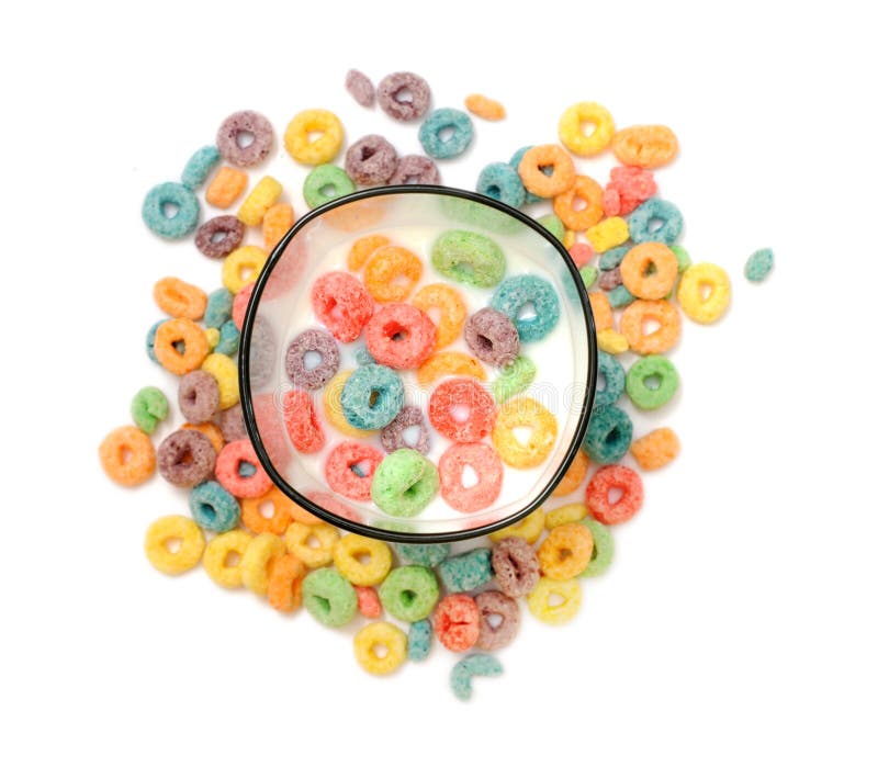 Cereal and milk stock image. Image of brown, nutrition 28456065