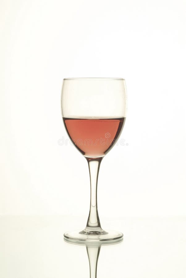 Cup of pink wine stock photo. Image of color, study, pink 27236536