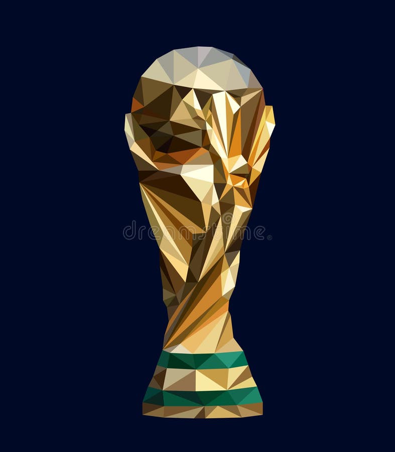 fifa world cup trophy vector