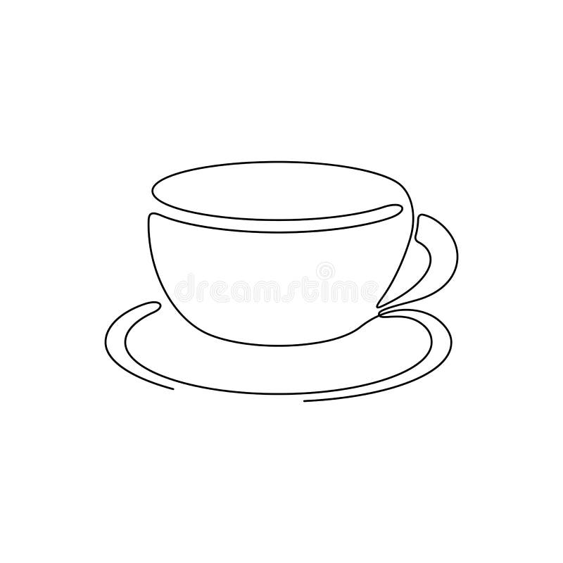 Cup and saucer stock vector. Illustration of coffee 201331418