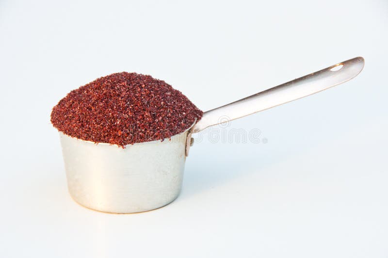 Cup of sumac stock image. Image of culture, sumac, utensil 33680373