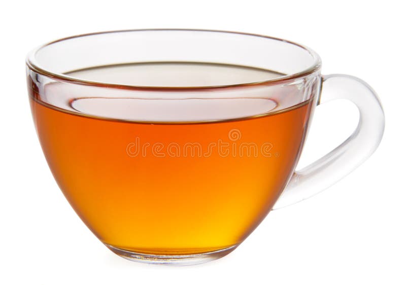 Cup of tea with teabag stock photo. Image of orange, glass 18165346