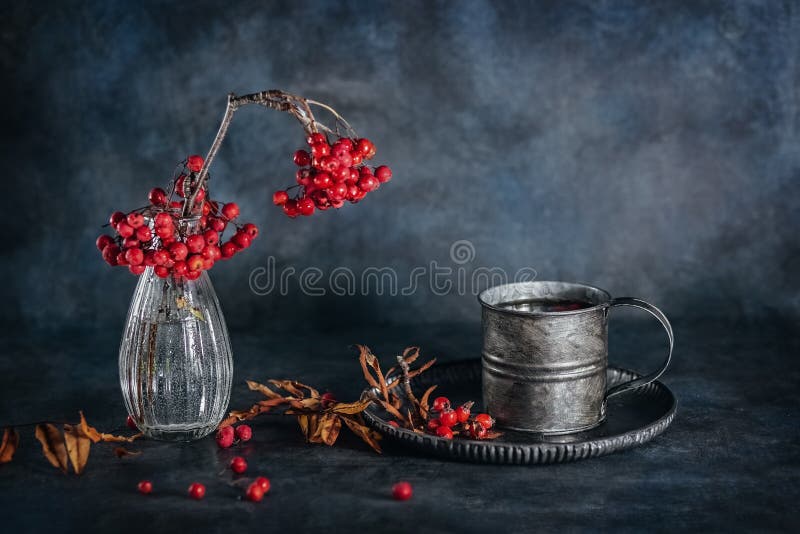 Cold Fruit Tea with a Ice in a Plastic Cup with a Lid on a Wooden Tray.  Take Away. Poster Stock Photo - Image of poster, isolated: 225505756