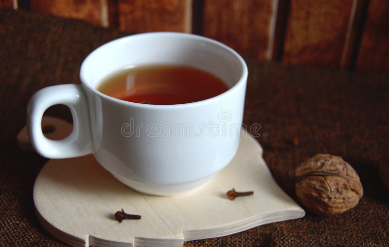 Cup of tea stock image. Image of healthy, cloves, clove 100335559