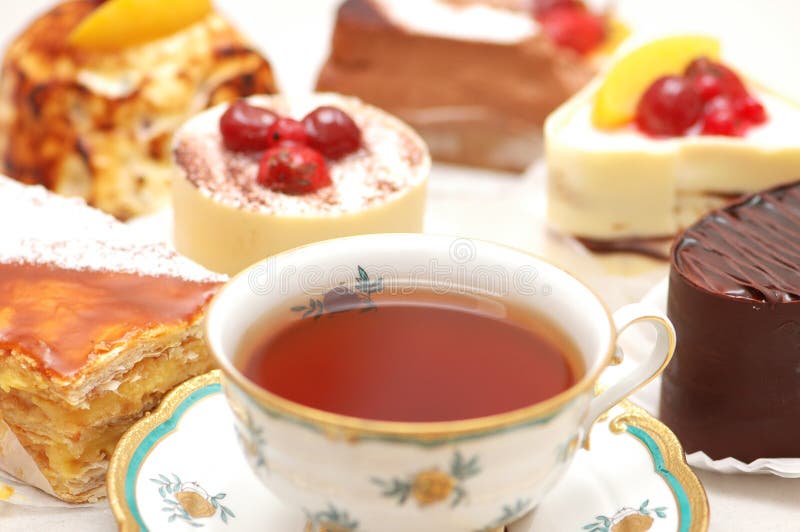 English Tea and desserts stock photo. Image of fresh - 18225492