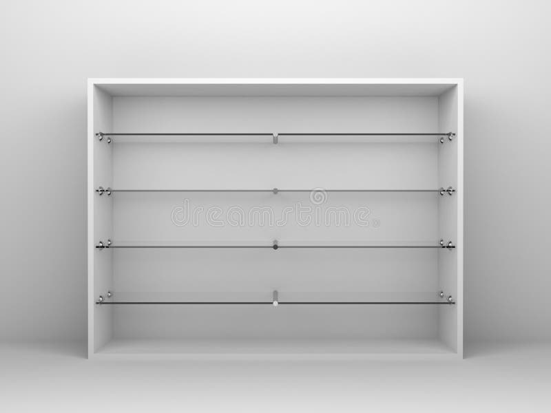 Cupboard Shelf Background stock illustration. Illustration of shape