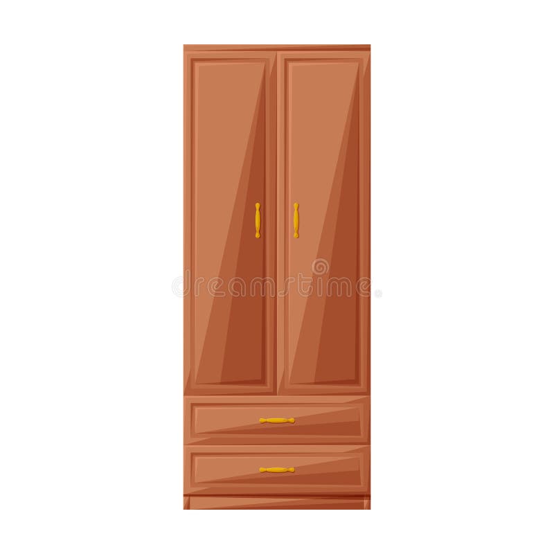 Cupboard Vector Icon.Cartoon Vector Icon Isolated on White Background ...