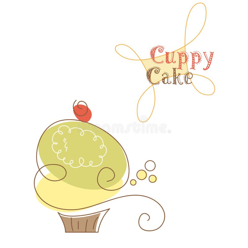 Ilustraciones de estilizado pastel pequeno para una persona.