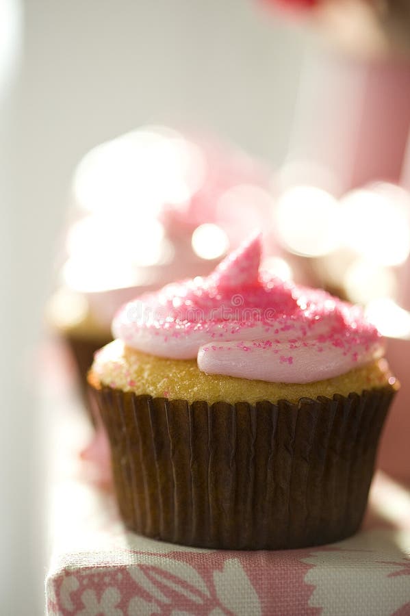 Cupcake from a wedding pink. Cupcake from a wedding pink