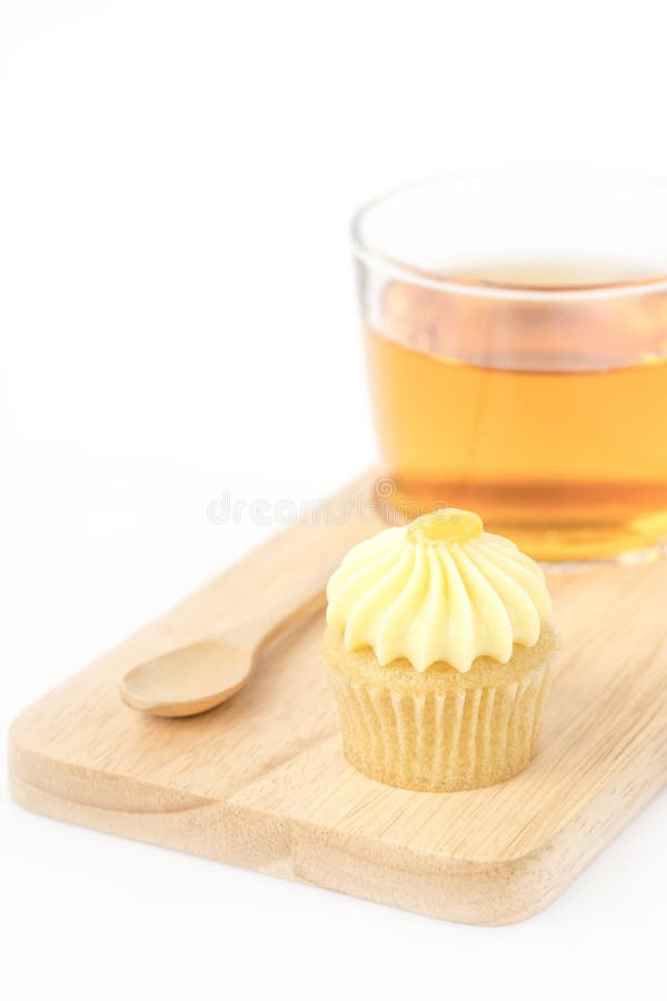 Cupcake with butter cream on white. Cupcake with butter cream on white background royalty free stock photo Cupcake with butter cream on white. Cupcake with butter cream on white background royalty free stock photo