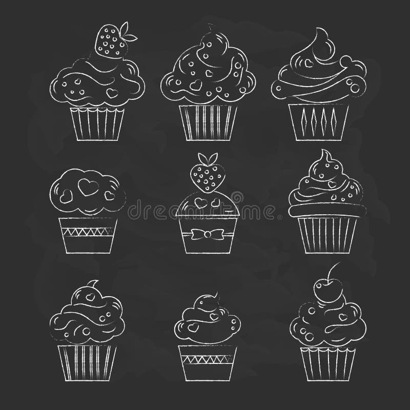 Cupcake icon. Dessert cake sign. Delicious bakery food symbol. L