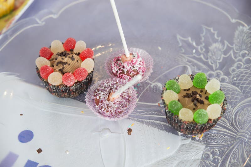 Cupcake Variety of Different Stock Image - Image of sweet, beautiful ...