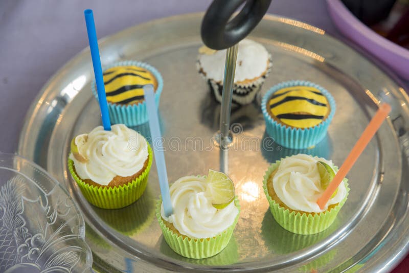 Cupcake Variety of Different Stock Photo - Image of baked, food: 45861412