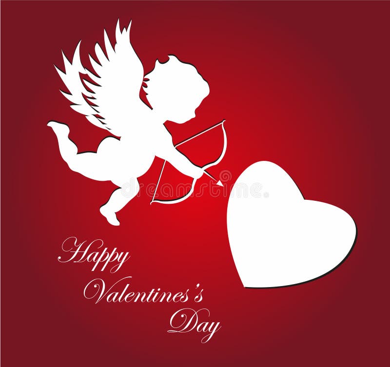 Cupid stock vector. Illustration of heart, celebration - 45146429