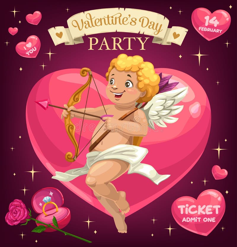Amor Flechazo Cupido Con Arco Novios Día De San Valentín Sudadera