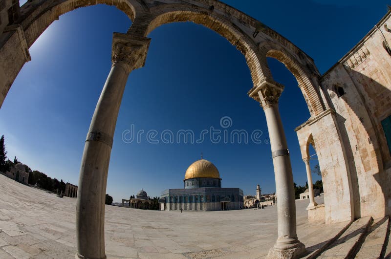 Cupola dell'oro di Jerusalem-3 fotografie stock Cupola dell'oro di Jerusalem-3 fotografie stock