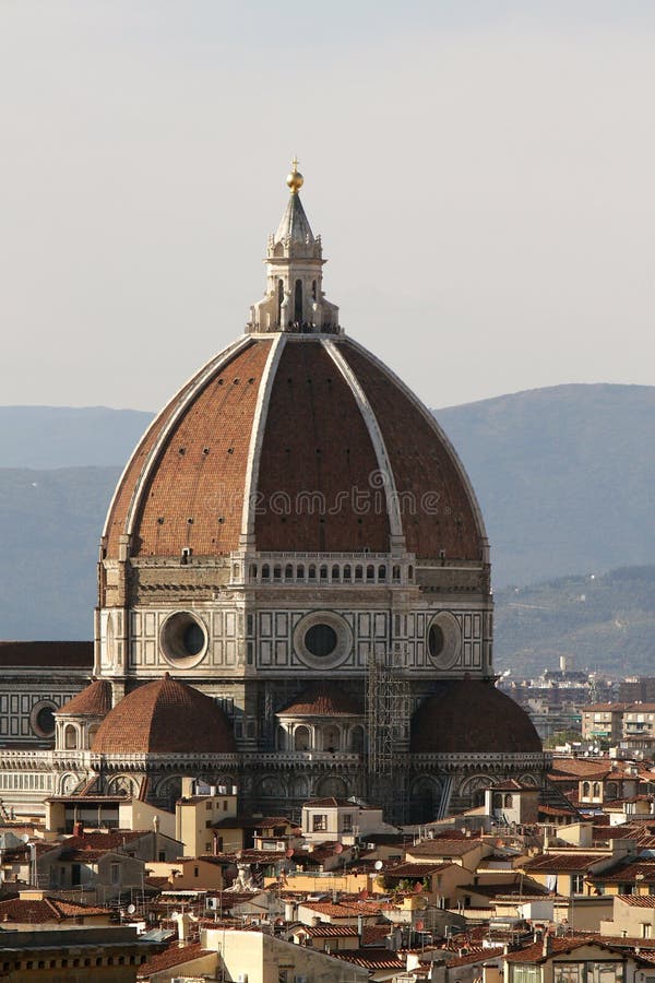 Cupola Della Cattedrale Di Firenze, Italia Immagine Stock Immagine di