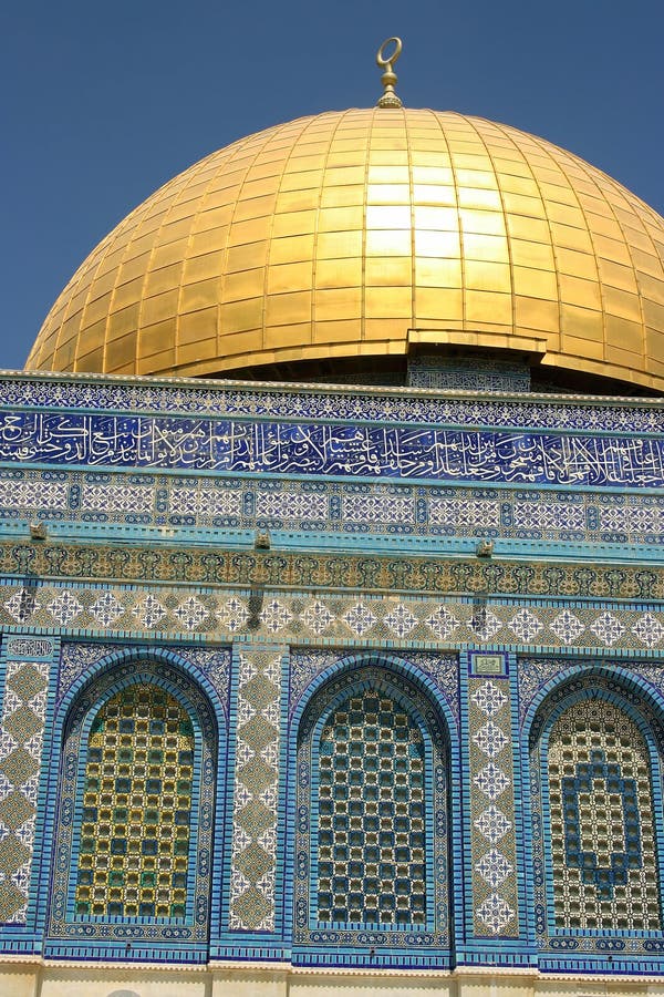 Cupola della roccia immagine stock. Immagine di arte, cupola 9772263