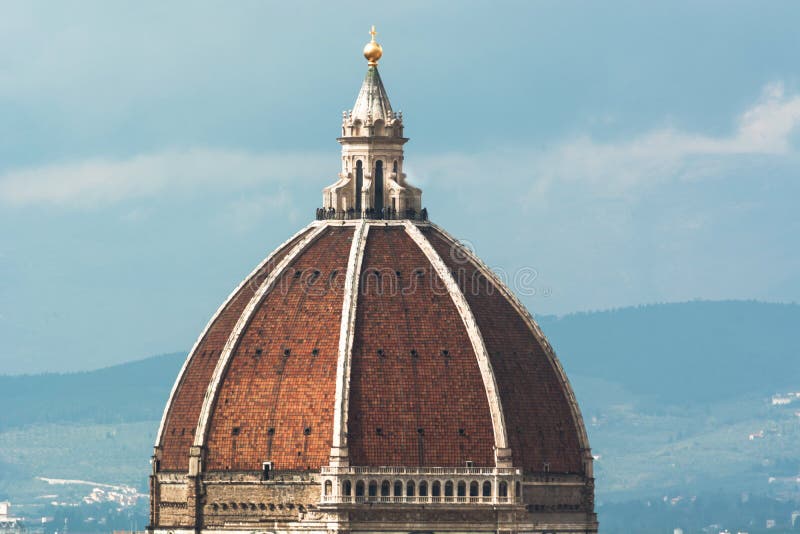 Cupola Di Brunelleschi a Firenze Fotografia Stock Immagine di giorno