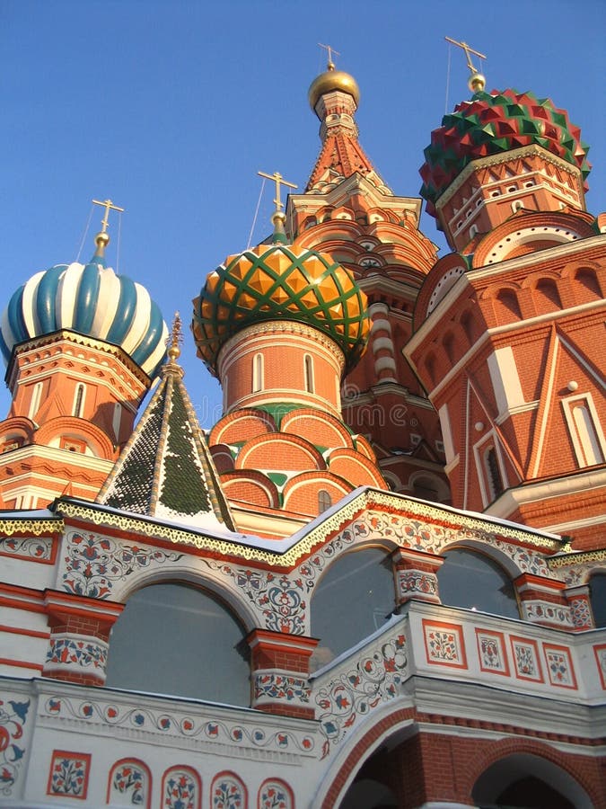 Cupolas of Pokrovsky church