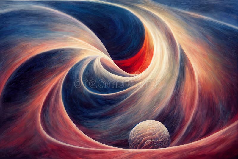 Curbe abstracte și linii colorate, ilustrate în fundal cu ajutorul generativ. Curbe abstracte și linii colorate, cu undă netedă și sudate, cu ajutorul generativ al fundalului