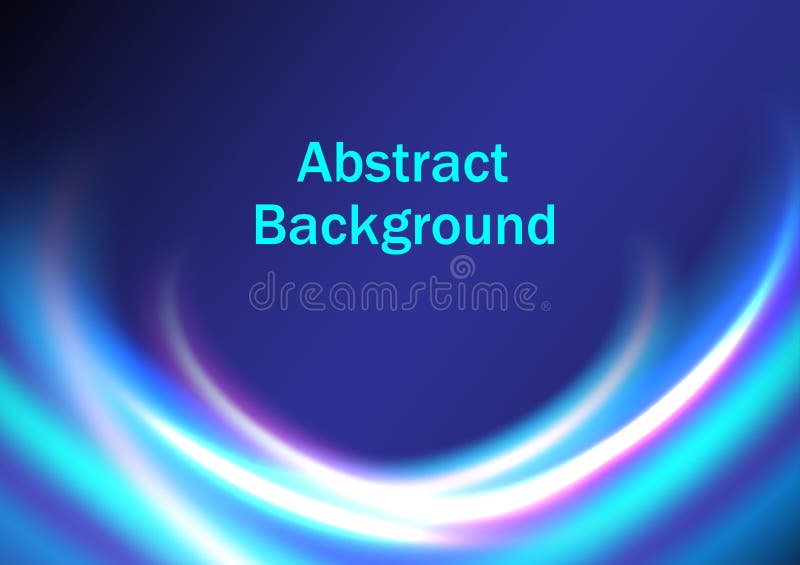 Curbe de strălucire de fond abstracte multicolorate royalty free illustration