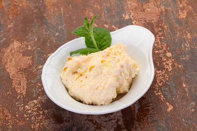 Curd with dry apricot stock image. Image of spoon, raisins 186746051