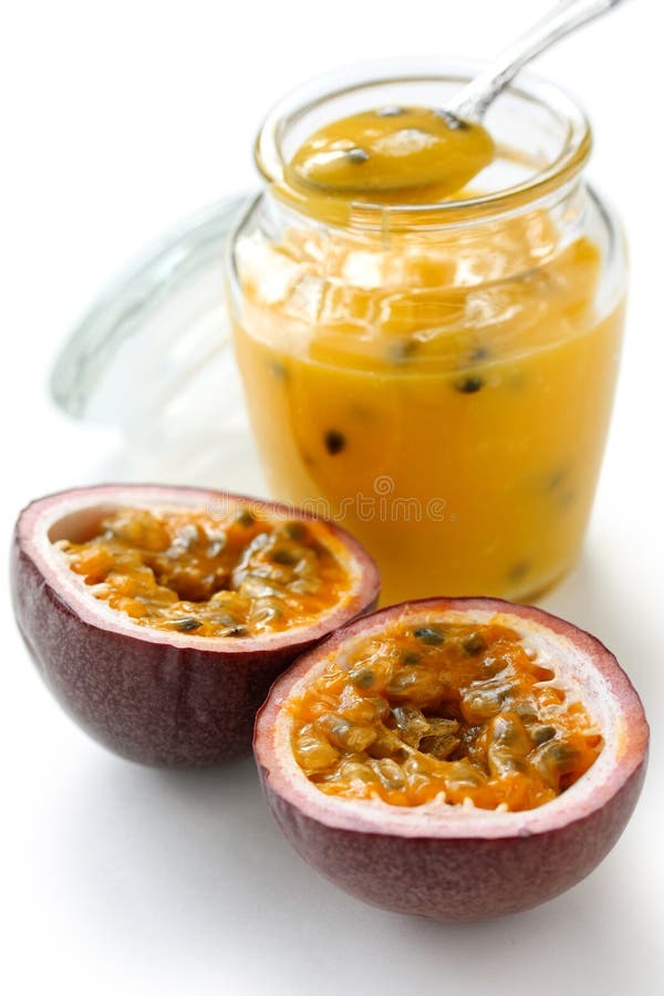 curd страсть плодоовощ стоковая фотография curd страсть плодоовощ стоковая фотография