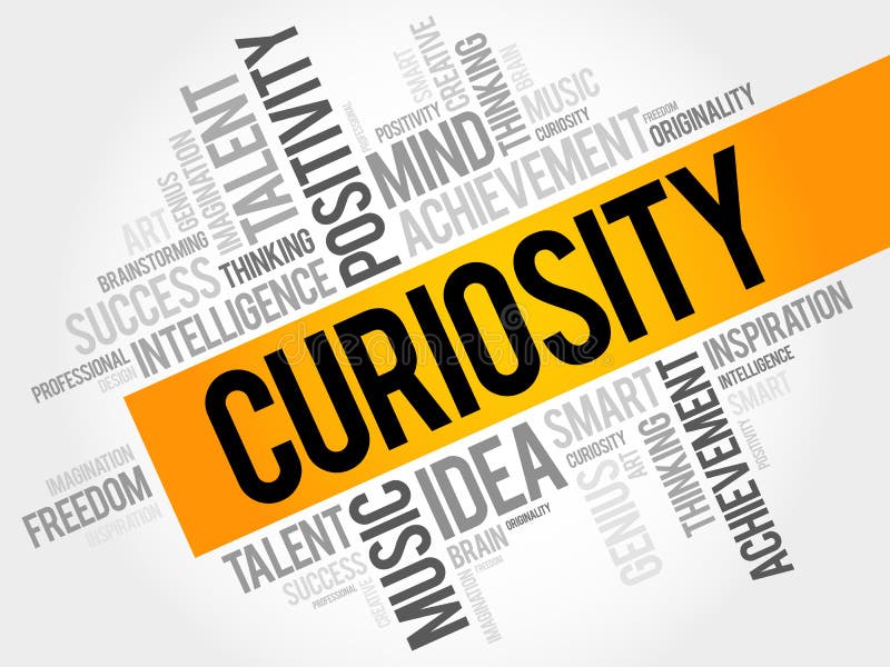 Curiosity word cloud