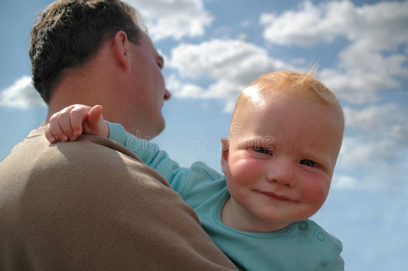 Curious Baby stock image