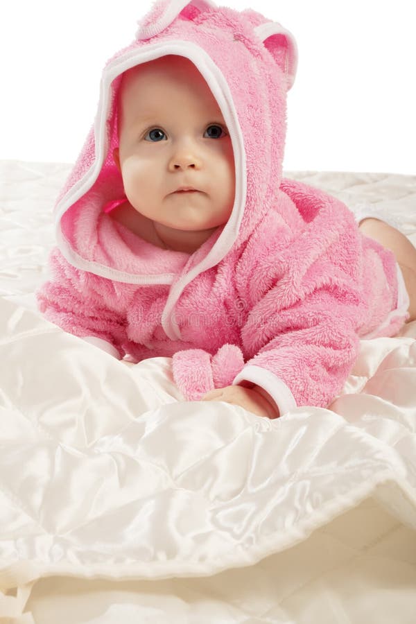 Curious baby royalty free stock photo