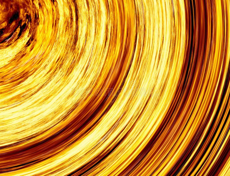 Curled bright explosion fire rays on black backgrounds vector illustration