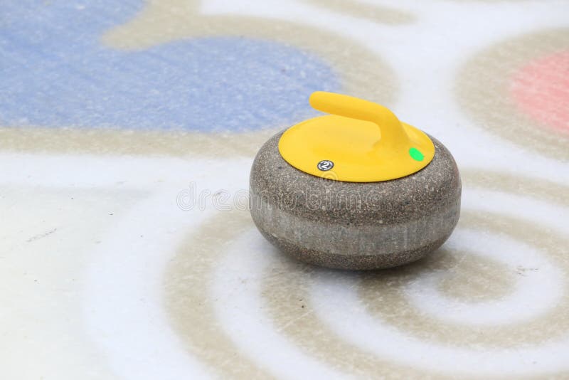Curling stone editorial photography. Image of prague 37680187