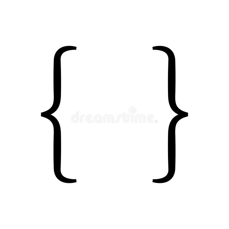 Bracket Parenthesis Stock Illustrations – 827 Bracket Parenthesis Stock  Illustrations, Vectors & Clipart - Dreamstime