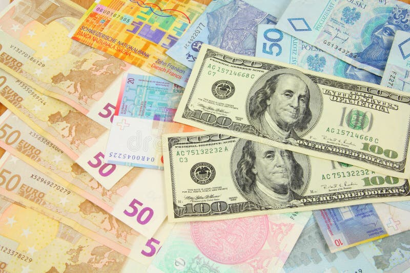 Currencies royalty free stock photography