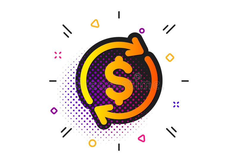 Currency exchange icon. Money Transfer. Vector