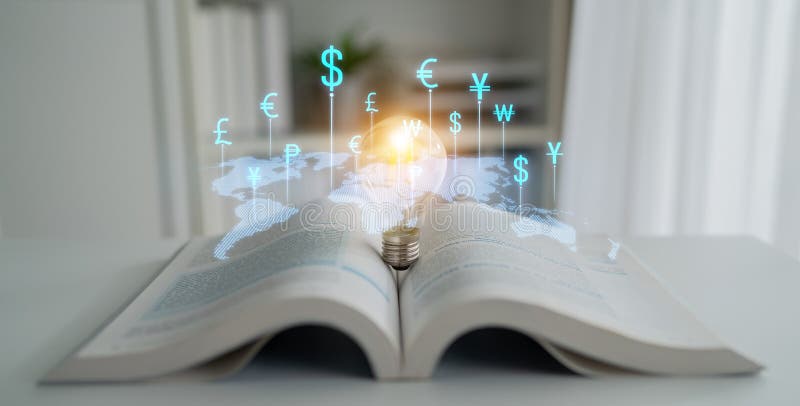 Currency Exchange Innovation in Digital Finance Latch Stock Image ...