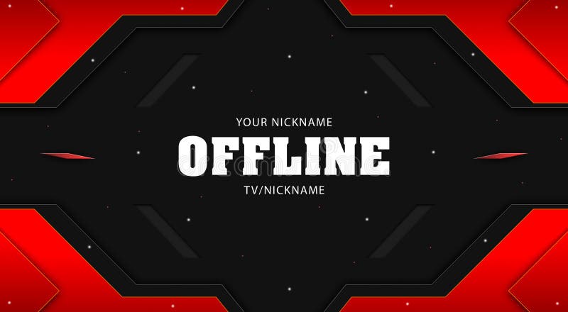 Currently Offline Twitch Overlay Cute Background 16:9 for Stream ...
