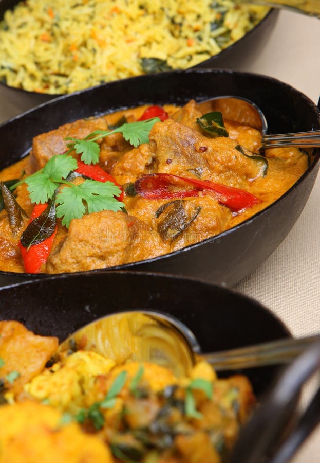 Curry dell'indiano di Korma dell'agnello fotografia stock libera da diritti Curry dell'indiano di Korma dell'agnello fotografia stock libera da diritti