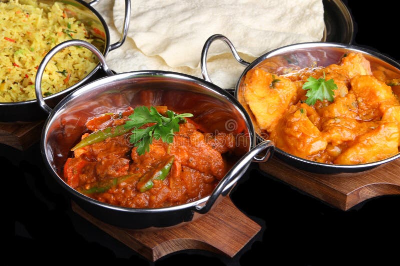 Curry'ego indiański Posiłek
