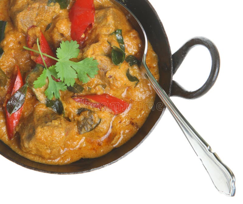 Curry indiano di Korma dell'agnello fotografia stock libera da diritti Curry indiano di Korma dell'agnello fotografia stock libera da diritti