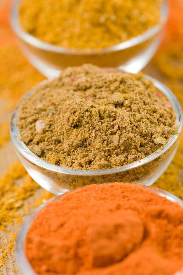Curry powders stock image. Image of ground, curry, powder 19685523