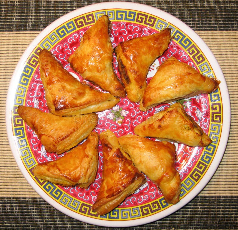 Curry Puffs stock image