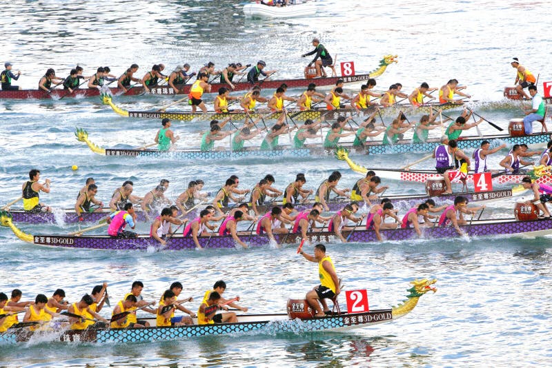 Cursa Hong Kong-Ul din Dragoni 2012 stock photo