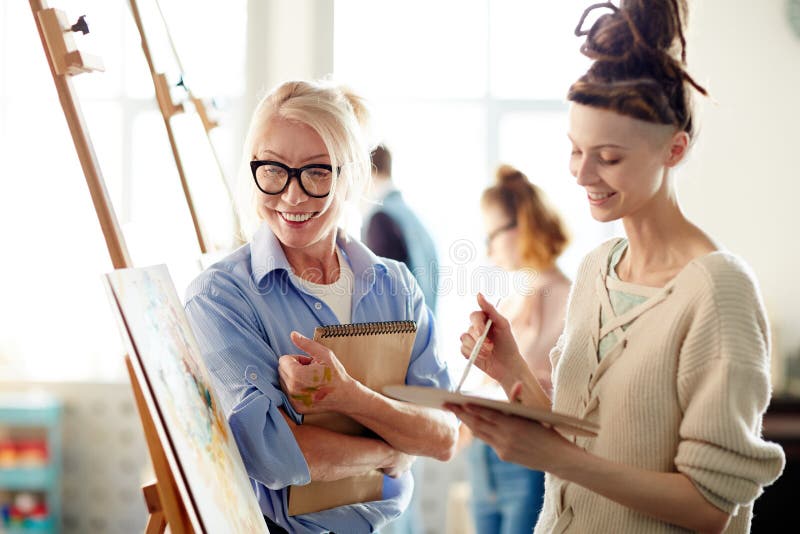 Curso da pintura imagens de stock royalty free Curso da pintura imagens de stock royalty free
