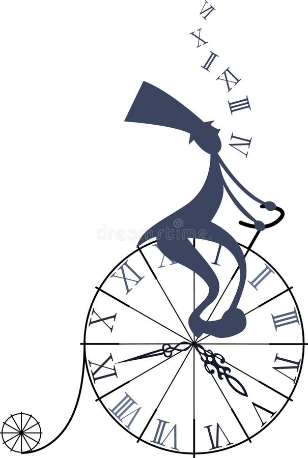 Curso do tempo ilustração stock Curso do tempo ilustração stock